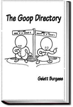 The Goop Directory by Gelett Burgess
